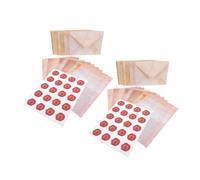 DOITOOL 100 Ensembles Vintage Stationery Paper And Envelopes Set With Stickers Lined Ink-absorbing Writing Papers For Handwritten Letters And Greeting Cards Classic Retro Style