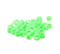 DOITOOL 100 pièces Bague pour Pigeon Verte sans Numéro Anneaux Identification Légers et Pratiques pour Gestion et Élevage Oiseaux