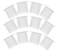 DOITOOL 100 Pièces Bouchon de Bouteille en Plastique Rond Blanc
