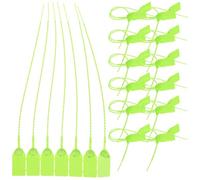 DOITOOL 100 Pièces D'attaches de Câble Vertes en Pp Dents Autobloquantes Anti-contrefaçon pour Vêtements et Câbles Réseau, pour Atelier et Bureau