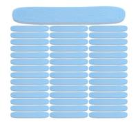 DOITOOL 100 Pièces Éponge Visage Compressée Bleue en Éponge Naturelle, Usage Instantané et Doux pour Peaux Sensibles, Design Ergonomique pour Voyage et Usage Quotidien