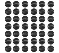 DOITOOL 100 Pièces Fermoirs à Épingle Faciles à Utiliser en Caoutchouc Noir 11mm X 7mm sans Outil pour Pins et Badges pour de Bricolage et Création de Bijoux