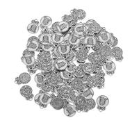 DOITOOL 100 Pièces Five Element Charm Set Vintage Chinese Blessing Pendants For Necklace Earrings Bracelet Making Mixed Style Metal Jewelry Accessories