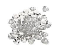 DOITOOL 100 Pièces Heart Shaped Transparent Sewing Buttons Two Hole For DIY Clothes Crafts And Decorative Accessories