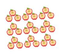 DOITOOL 100 pièces Lot de Gommes Mini Fruits TPR pour Garçons et Filles Gomme Effaceur Forme de Pomme Accessoire Scolaire Léger et Pratique pour Garçon Fille