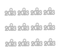 DOITOOL 100 pièces Lot de Pendentifs Alliage Ancien pour Bracelet DIY Breloques Chance Nouvel An Accessoires de Bijoux à Créer Cadeau Chaleureux pour Famille et Amis