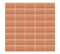 DOITOOL 100 Pièces Mini Colonnes Romaines 1: 16 pour Maquettes, Orange | Argile Cuite, Interfaces Briques Haute Précision, Assemblage Stable, pour Maquettes Architecturales et Poupées