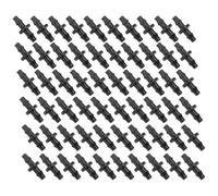 DOITOOL 100 Pièces Raccords Barbelés Droits pour Irrigation Goutte à Goutte 4/7mm en Plastique Étanche pour Tuyaux d'eau, pour Arrosage de Jardin et Microtubulures