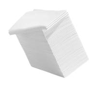 DOITOOL 100 Pièces Serviettes en Papier Blanches Épaisses Serviettes Jetables Élégantes et Luxueuses et Pliées 40x30cm pour Restaurant et Anniversaire pour Réception et Fête