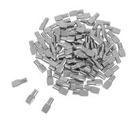 DOITOOL 100 Pièces Supports Étagère Fer Anti-dérapants Broches de Support pour Meubles Étagères de Cuisine Placards et Chambres Clips Robustes pour Tablettes Verre Faciles à Installer