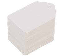 DOITOOL 1000 Pièces Étiquette De Prix Étiquette De Chapeau Vêtements Étiquettes Étiquette De Vêtement Tags Suspendus Étiquette De Marchandise Tags Pour L'étiquetage Blanche Papier