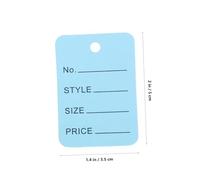 DOITOOL 1000 Pièces Étiquettes Suspendues avec Ficelle pour Prix Petites Étiquettes Blanches pour Bijoux Vêtements et Créatifs Organisation Facile et
