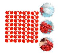 DOITOOL 1000 pièces Lunettes Poule Anti-picage Rouges Plastique Réutilisables Protection Yeux Poulet Installation Facile et Augmentation