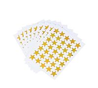 DOITOOL 100Pièces Autocollants Étoile Or Lot de Stickers Auto Adhésifs pour Enseignants et Garçon Fille Idéals pour Récompenses Bricolage et Décoration Couleurs Aléatoires