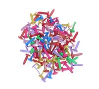 DOITOOL 100pièces Mini Attaches Parisiennes Rondes Colorées pour Scrapbooking Loisirs Créatifs Garçon Fille Fixation Décoration