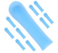 DOITOOL 10pcs Manchons en Silicone Doux pour Cuillère D'oreille, Accessoires pour Nettoyage des Oreilles, Souples et Polyvalents pour Élimination Délicate du Cérumen