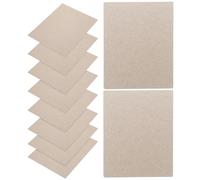 DOITOOL 10pcs Plaque de Mica Résistante la Chaleur pour Micro-ondes, Couvercle de Guide D'ondes Argenté, Isolation Thermique, Accessoire de Protection pour Usage Domestique
