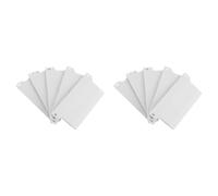 DOITOOL 10pièces Plaque Inférieure pour Stores Verticaux Lot de Poids Blancs pour Lattes Accessoires de Lestage Rideaux Remplacement pour Stores Verticaux