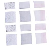 DOITOOL 12 Pièces Bloc Notes Autocollants Marbre Notes Adhésives Mémos Déchirables pour Étudiants Style Aléatoire Fournitures de Bureau et Scolaires