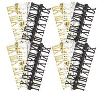DOITOOL 12 Pièces Chiffres Romains en Plastique de Cadran D’Horloge | Style Classique, Décoration Intérieure, Adaptés aux Horloges Murales Suspendues, Cours Créatifs et Amateurs de Réparation