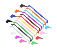 DOITOOL 12 Pièces Cordon de Maintien en Silicone, Antidérapant, Élastique | Prise Confortable Derrière les Oreilles, pour Lunettes de Lecture et Branches, Sport, Vélo, Opticiens Couleur Aléatoire