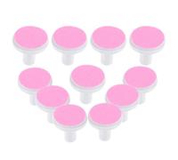 DOITOOL 12 Pièces Coussinets pour Coupe-ongles Électrique Universels pour Adultes Têtes de Meulage en Papier de Verre Rose Compatibles et Design Respectueux des Ongles