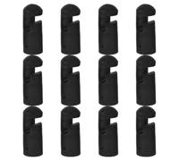 DOITOOL 12 Pièces Embouts de Bâton de Trampoline Embouts de Rechange pour Poteaux de Trampoline Plastique Noir Forme Boule pour Garçon et Filles Usage Intérieur et Extérieur