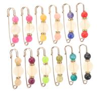 DOITOOL 12 Pièces Épingles de Sûreté en Alliage pour Resserrer la Taille du Pantalon, Fixer Vêtements et Pull, Accessoires Décoratifs pour Cérémonies et Bals, Couleurs Couleur Aléatoire