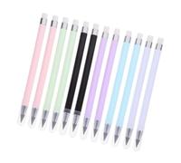 DOITOOL 12 pièces Lot de Crayons Éternels sans Encre avec Gomme Crayons Résistants Casse pour Dessin et Croquis sans Besoin pour Bureau et École