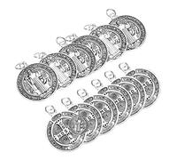DOITOOL 12 pièces Lot de Pendentifs Alliage Saint Benoît Italiens Breloques Décoratives pour Porte Clés et Colliers Accessoires DIY Uniques pour Fabrication de Bijoux