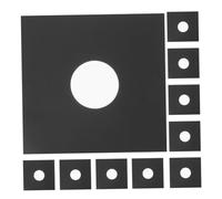 DOITOOL 12 pièces Lot de Pochettes de Protection Kraft pour Vinyles Accessoires de Rangement pour Disques Protègent Rayures Matériau Pochette Vinyle Tours