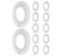 DOITOOL 12 Pièces Peignes Invisibles Élastiques Transparents pour Femmes Accessoires Coiffure Pratiques et Discrets Maintien des Cheveux Rebelles au Quotidien et Événements Spéciaux