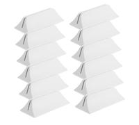 DOITOOL 12 Pièces Support de Cloison de Bureau Base Séparateur Écran Plastique Support de Séparation Amovible pour Bureau Pince de Fixation pour Cloison Épaisseur Organisation Espace Privé