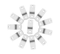 DOITOOL 12 pièces Support de Tube Carré Acier Inoxydable Colliers U pour Fixation de Tuyaux Équerre de Serrage Ajustable Résistante Aux Intempéries Clips de Montage Polyvalents pour Usage