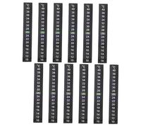 DOITOOL 12 Pièces Thermomètres Aquarium Adhésifs Indicateur Température Digitale Changement Couleur Stickers pour Poissons et Aquarium Tropical