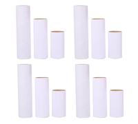 DOITOOL 12 Rouleaux de Tubes en Carton Ronds Blancs pour Bricolage en Carton, 3 Tailles 4 Pcs Chacun, Kit de Bricolage Créatif pour Garçon et Filles, Loisirs Créatifs et Activités