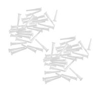 DOITOOL 120 Pièces Bouchon pour Ballon de Yoga en Plastique Blanc