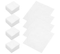 DOITOOL 1200 Pièces Lingettes Démaquillantes Jetables et Fines Blanches en Tissus Non Tissés pour Nettoyage du Visage et Extensions de Cils en Salons Professionnels
