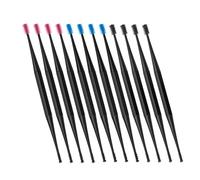 DOITOOL 12pcs Dissolvant de Cérumen Double Embout en Silicone Spiralé Léger et Facile à Entretenir pour Nettoyage des Oreilles à Domicile Bureau