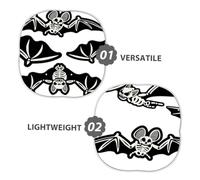 DOITOOL 12pièces Lot de Chauves-Souris Suspendues Phosphorescentes pour Décoration Halloween Autocollants Muraux Ambiance Effrayante Utilisation Intérieure Et Extérieure