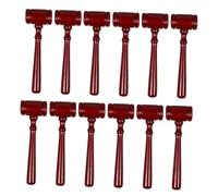 DOITOOL 12pièces Mini Marteau Bois pour Garçon Fille Petit Marteau De Juge Jouet De Martelage pour Jeux De Rôle Accessoire De Costume pour Audience Et Fêtes à Thème