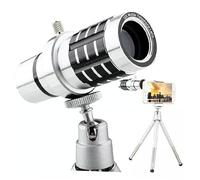 DOITOOL 12temps Objectif Télescopique pour Téléphone Portable Zoom Monoculaire Longue Focale avec Mini Trépied