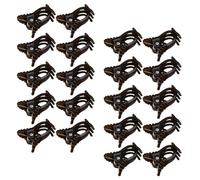 DOITOOL 150 Pièces Clips de Fixation pour Orchidées en Plastique Marron, | Support Doux des Tiges, Attache Rapide, pour Tuteurs Floraux, et Jardiniers Professionnels
