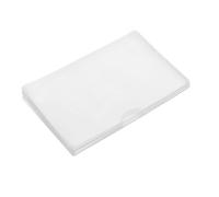 DOITOOL 16 Pièces Lot de Pochettes Transparentes PVC pour Cartes de Crédit et Didentité Étanches avec Bords Scellés pour Protection Poussière et Dommages Compatibles Cartes Bancaires Bus