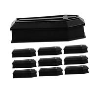 DOITOOL 16 pièces Mini Coffin Boxes Décorations Halloween Accessoires de Fête pour Créer une Atmosphère Effrayante et Amusante