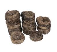 DOITOOL 16 Pièces Nid Oiseau Artificiel Fil de Décor Polyvalent pour Photographie Ornements de Jardin et Décoration de Plats Accessoires de Fête et Mariages