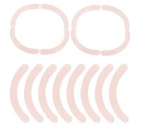 DOITOOL 16 Pièces Recharge pour Recourbe-cils en Caoutchouc Rose Lavable et Sûr, Coussinet en Gel de Silicone pour Accessoire Mascara, Maquillage Précis et Confortable