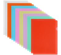 DOITOOL 16 Pochettes de Protection A4 Transparentes en Plastique, Dossiers de Classement Légers et Résistants aux Déchirures, pour Documents, Maison et Bureau