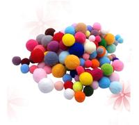DOITOOL 160 pièces Pompons Colorés Polyester Doux Boules Pompom DIY Multicolores pour Loisirs Créatifs Décoration et Projets Garçon Fille Assortiment