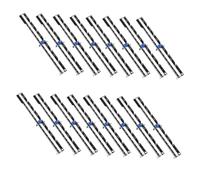 DOITOOL 18 Pcs Jauge Coulissante Couture Bleu Règle de Mesure Précise pour Couture Boutonnière Outil Tailleur Portable pour Patchwork et Tricot